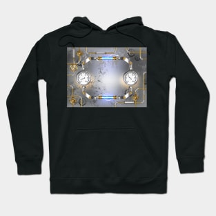 Gray Background with Manometers Hoodie